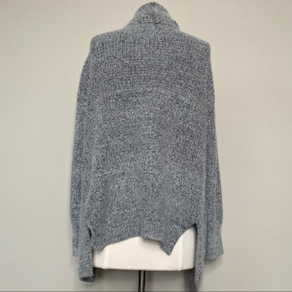 VICI Gray Knitted Chunky Fuzzy Open Cardigan, size Small - Picture 10 of 16